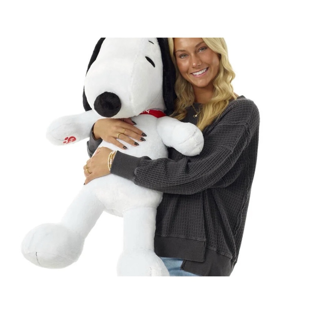 Build-A-Bear WorkShop Giant Snoopy Plush & Snoopy Puffer Jacket Sweater Bundle